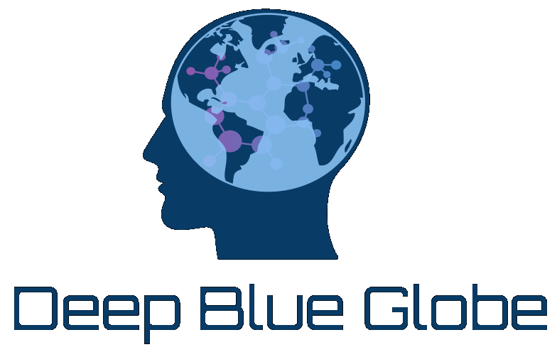 Deep Blue Globe Logo